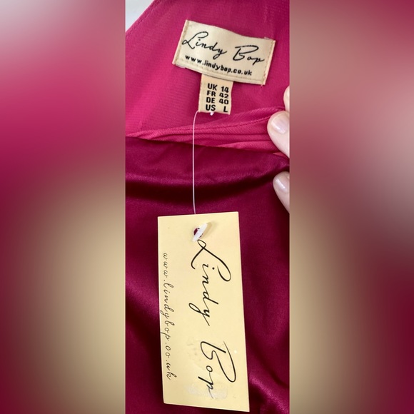 Beautiful Pink Vintage Style Lindy Bop Dress!💕 - Picture 3 of 4